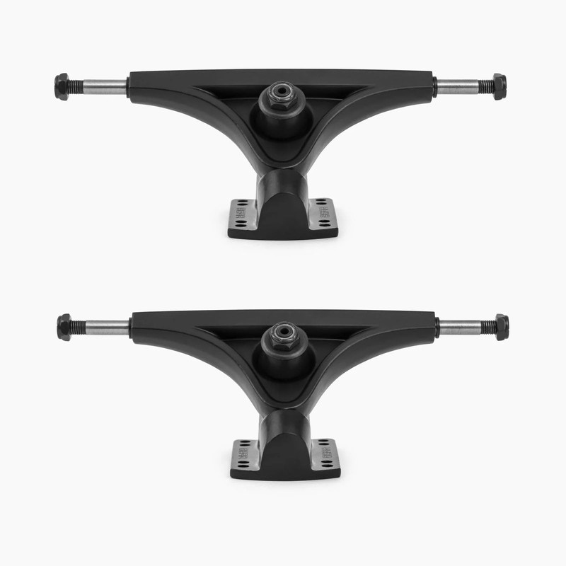 Bear Trucks Gen 6 Grizzly Longboard Trucks, Black, 130mm 50°