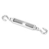 4Pcs Hook to Hook Turnbuckle Stainless Steel Hardware Kit for