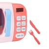 Kids Electric Microwave Oven Toy Set Cool Music Simulation Cooking