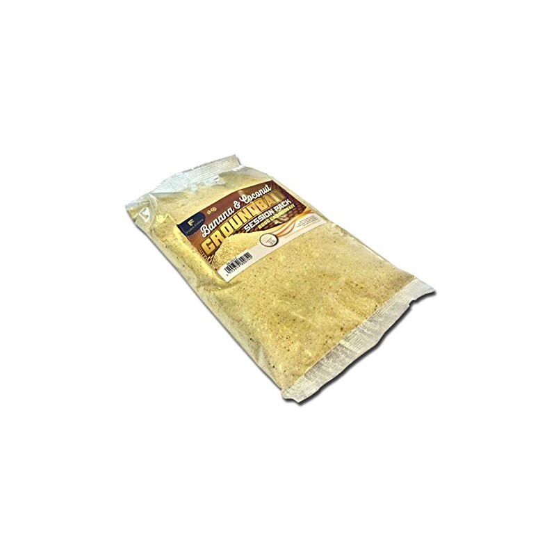Session Pack Banana & Coconut Groundbait - Yellow, 600 g