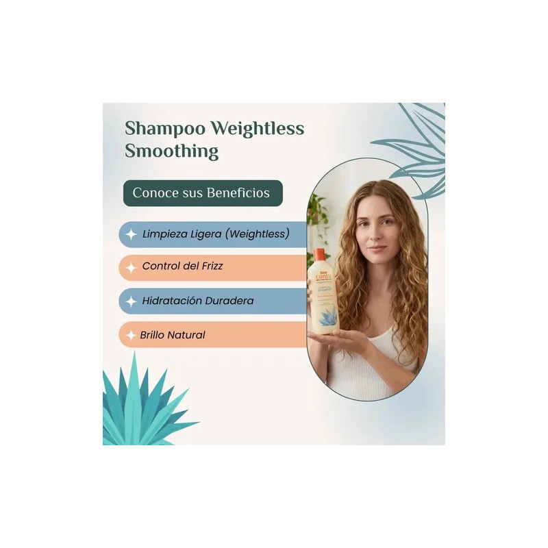 Shampoo Weightless Suavizante Sin Peso, 400ml