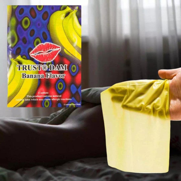 Trust Banana Flavored Dental Dams | 1-Pack
