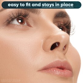 Clear Septum Retainer 16g Piercing - Bioflex Clear Septum Ring Spacer Jewelry - Plastic Septum Ring U-Shape Staple Plug Studs - Invisible Nose Piercings Hidden Retainers For Surgery, Work, Sports (8pcs pack)