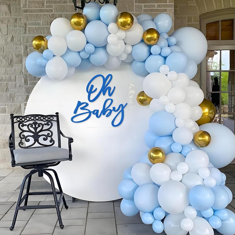 MASTRON 'Oh Baby' Sign for Backdrop - Felt Baby Shower