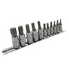 Star Socket Bit Set TRX Torx TX Male Sockets 1/4"