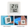 Lizbin Small Digital Hygrometer Indoor Thermometer, LCD Digital Room Hygrometers