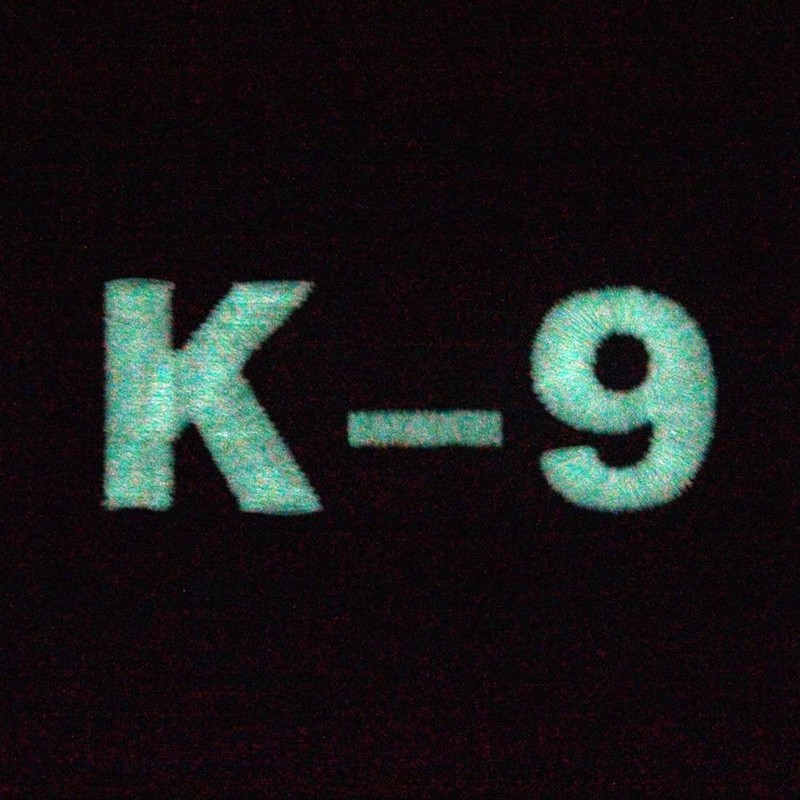 Tactical K9 Dog Glow in the Dark Embroidered Velcro Patch