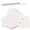BIUDECO Elegant Butterfly Lash Tray Acrylic Eyelash Bench Lash Grafting