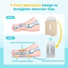Pozpo Tech Hammer Toe Straighteners Toe Correction Splint for Women