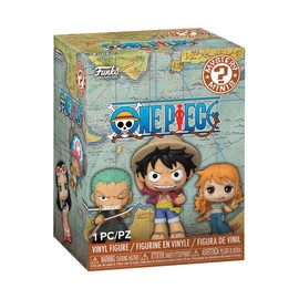 Funko Mystery Mini: One Piece - Straw Hat Crew - Monkey D. Luffy, Roronoa, Nami and more - 1 of 12 to collect - Styles may vary - Figura in vinile da collezione - Idea regalo - Prodotto ufficiale