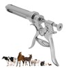 SemiAutomatic Metal AntiRust Livestock Injection Syringe for Veterinary Equipment(30ml Syringe
