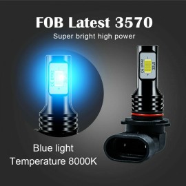 SHENKENUO For  Tahoe 2001-2006- 4x 8000K Blue LED Headlight High/Low Beam Bulbs