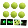 Generic 6pcs Fluorescent Glow Dark Led Golf Balls Night Practice