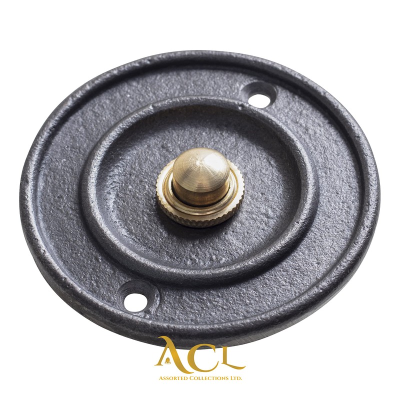 Assorted Collections Traditional Door Bell Push Press Antique Cast Iron