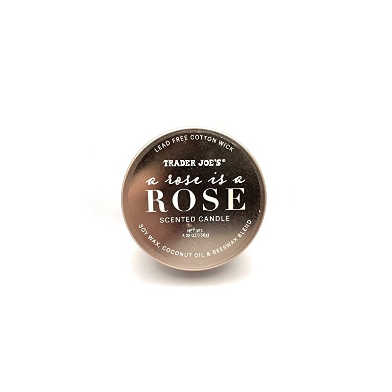 Trader Joes A Rose is a Rose Scented Candle -