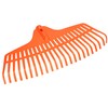 KOTARBAU® Fan broom, 23 teeth made of plastic with aluminium
