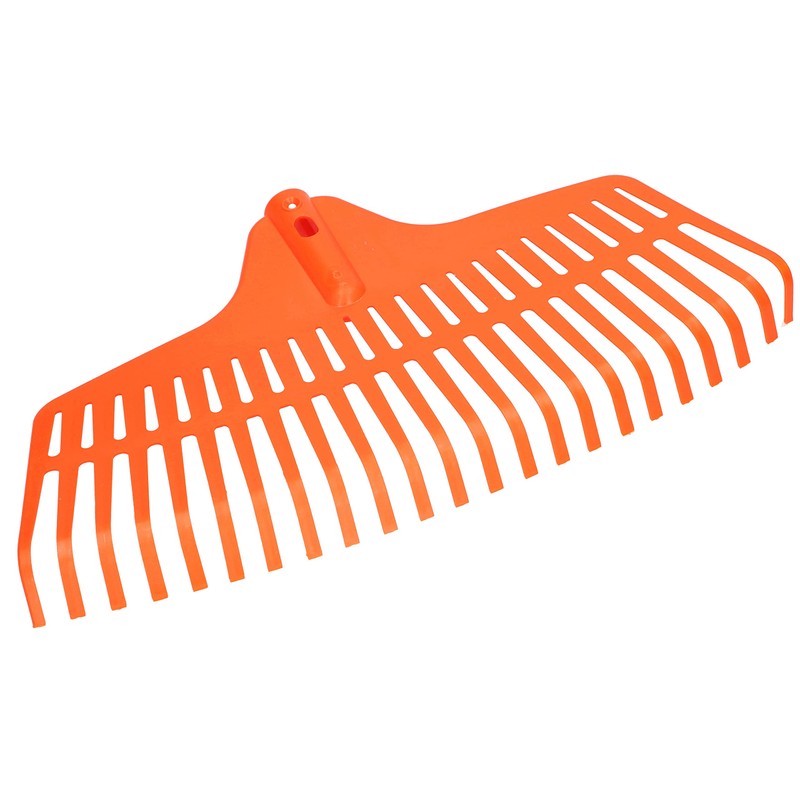 KOTARBAU® Fan broom, 23 teeth made of plastic with aluminium
