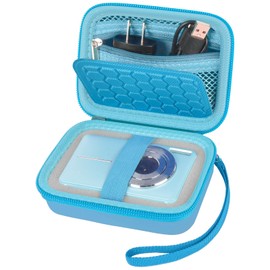 Digital Camera Bag for VOXPAN Digital Camera for Beginners, 8X Digital Zoom HD Digital Camera Camera 21MP 1080P HD 2.7 Inch Photo Compact Camera, Small Storage Box Only (Sky Blue)