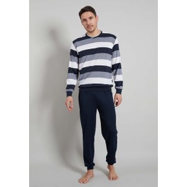 Götzburg Men's 2-Piece Pyjamas Long, Belair Blue, s