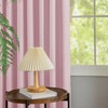 ABBRIGE Pinch Pleated Faux Linen Cute Princess Curtains - Living