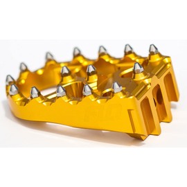 Flo Motorsports HDBP-805-TIP GOLD Replacement Pedals for Shift Lever and Brake Arm - Gold