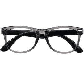 Kids Blue Light Blocking Glasses, Computer Gaming Blue Light Glasses for Kids Girls Boys Age3-12,Anti Blue Light Headach 6003Transparent Black