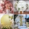 6.6 FT Round Backdrop Cover White Spandex Round Arch Cover