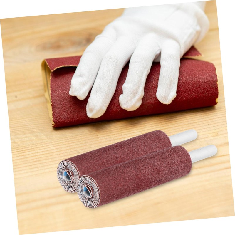 Uonlytech 3pcs Sandpaper Grinding Rollers Rotary Tool Sanding Drum Mandrels