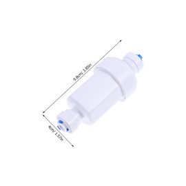 ABOOFAN Inline Sediment Water Filter Quick Connect Reusable Stainless Steel Screen Filter for Removes Sand Particles Efficient Filtration