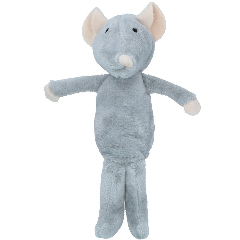 AB TOOLS Cat Gift Christmas Festive Small Crinkly Plush Mouse
