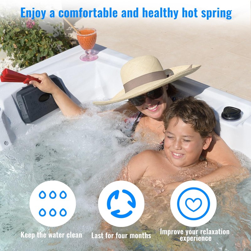 4 Pack Hot Tub Mineral Stick, Spa Mineral Sticks (Version