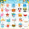 33PCS Summer Pool Beach Photo Booth Props, Summer Party Decorations