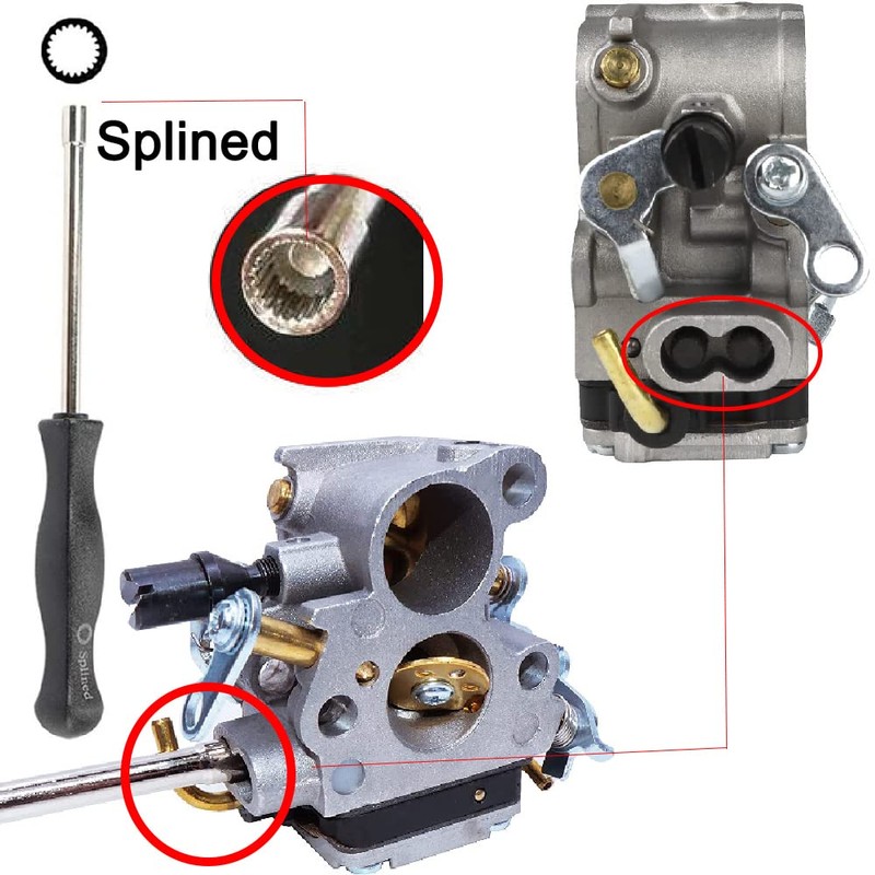 Hippotech 10 Pcs Carburetor Adjustment Tool Screwdriver Kit for Common