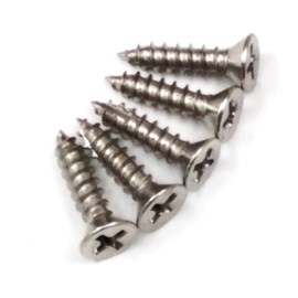 Hinge Outlet Wood Screws, Heavy-Duty Screws for Doors, Cabinets, Furniture & DIY Projects (Satin Nickel, 9 x 3/4 Inch, 24 Pack)