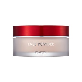 SONOKO Face Powder, 50th Anniversary Suzuki Sonoko, 1.2 oz (30 g) (Exclusive Puff) (Fine Powder Gives Soft and High Quality Texture), Loose Powder, Squalane, Hyaluronic Acid, Fine Particles Powder,