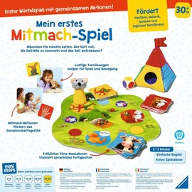 Ravensburger ministeps 4171 Mein erstes Mitmach-Spiel, Fun Movement Game with Simple Rules, Toy from 2.5 Years
