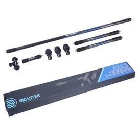 BICASTER Archery Stabilizer System 3K Carbon Made - Full Set (28 inch, Blue)