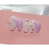 Heart Bonbon Handmade Nail Tips Nail Tips - Short Coffin