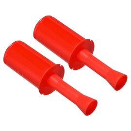 PATIKIL 10inch Shrink Wrap Handle, 2 Pcs Stretch Wrap Dispenser Stretch Film Dispenser Small Hand for Furniture Wrapping Moving Packing Warehouses, Red