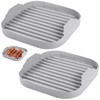 2 Pcs Microwave Bacon Cookers, Silicone Bacon Trays for Microwave