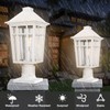 Darkaway Large Outdoor Post Lights Lamp Post Light Fixture, 17inch