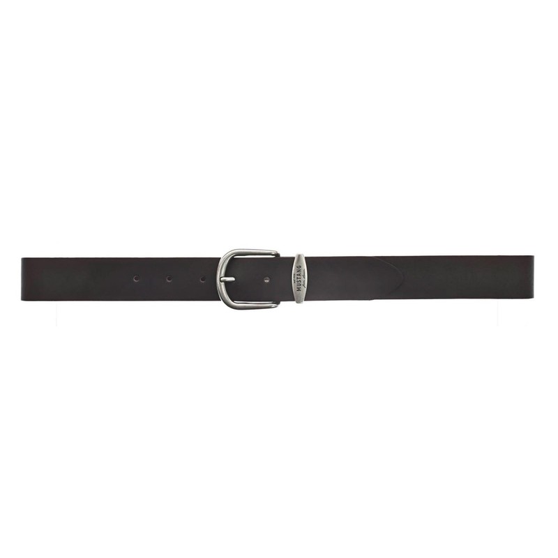 MUSTANG Women's Genuine Leather Belt, brown