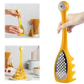 2-in-1 Cheese Grater and Pasta Spoon，by OTOTO Spaghetti Spoon ，Cooking Gadgets, Cooking Gifts, Cool Kitchen Gadgets, Cool Gifts, Cute Kitchen Accessories, Funny Gifts,