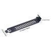 10PCS Black PCI Slot Covers,Dust Filter Bracket Expansion Blanking Plate
