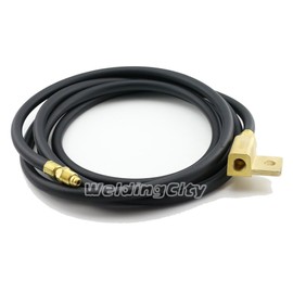 WeldingCity TIG Welding Torch Air-cooled WP-26 (200-amp) Power Cable Hose 46V30 (25-ft) and Adapter 45V62