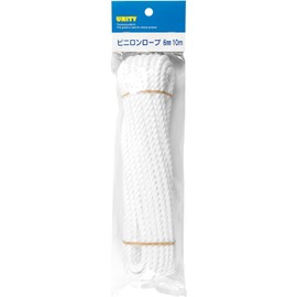 Sato Vinylon Rope, White, Thickness Approx. 0.2 inches (6 mm) x Length 32.8 ft (10 m), For Packing, Packing, Made in Japan, 1 Piece