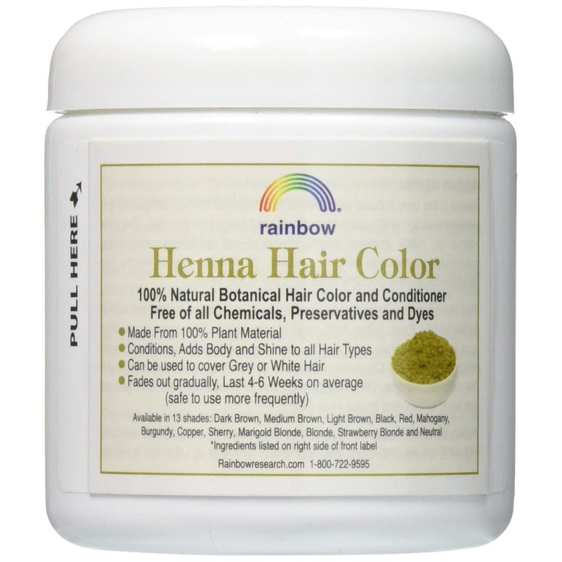 RAINBOW RESEARCH HENNA,PERSIAN LIGHT BROWN, 4 OZ Pack of 2
