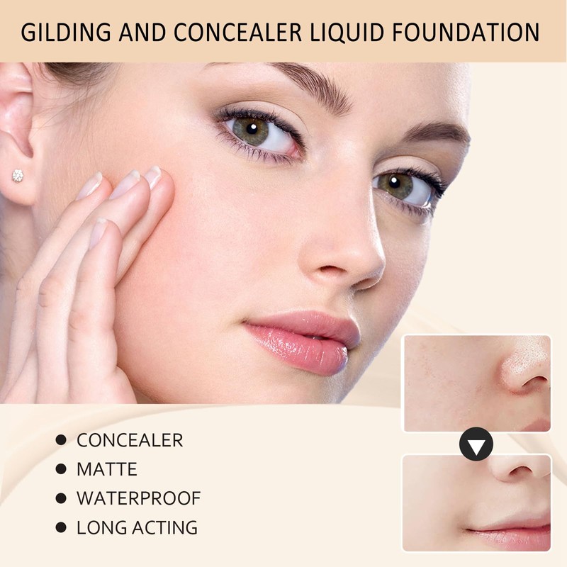 Foundation with SPF50,Color Changing Foundation,Liquid Foundation,Foundation Liquid,Warm Color Changing Foundation,Concealer