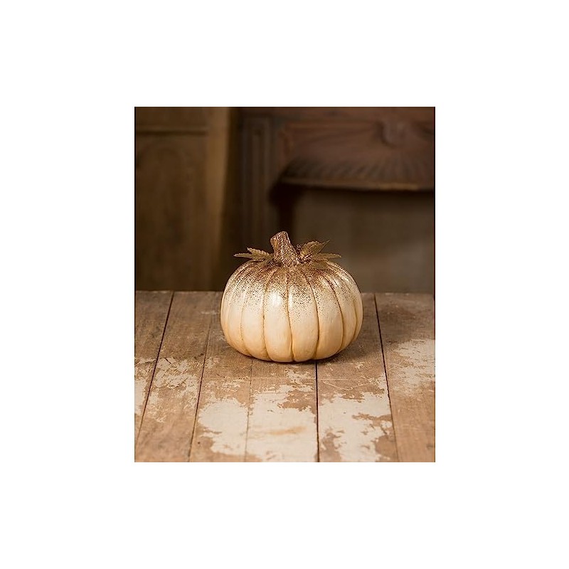 Bethany Lowe Designs - Traditional White Pumpkin - TD2205