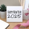 'Happy New Year 2025' 108mm Square Ceramic Tile (TD00031214)